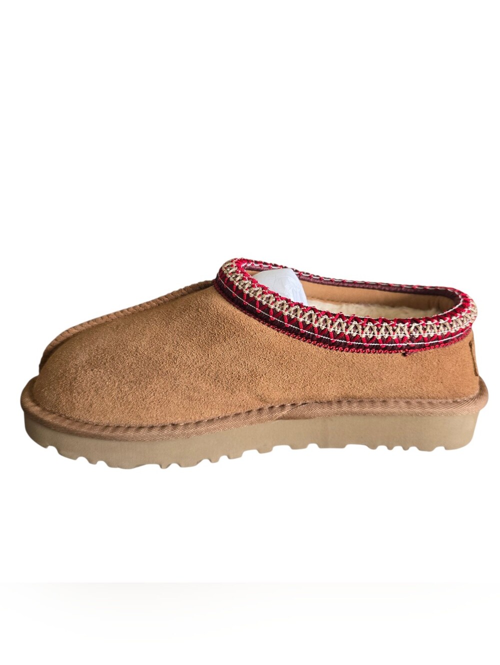 Ugg Women's Tasman II Shoes Slippers Tan Red Size 7 - Picture 4 of 8